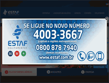 Tablet Screenshot of estaf.com.br
